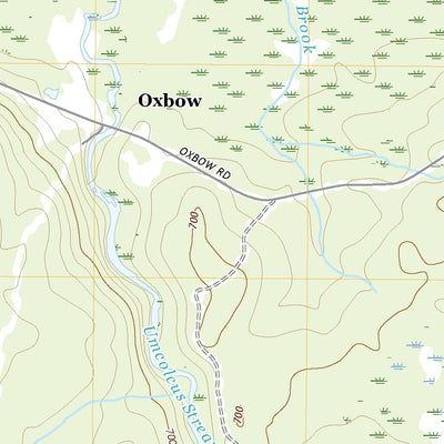 United States Geological Survey Oxbow East, ME (2021, 24000-Scale) digital map