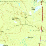 United States Geological Survey Oxbow, ME (1965, 62500-Scale) digital map