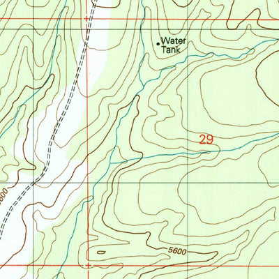 United States Geological Survey Oxbow Mountain, AZ (2004, 24000-Scale) digital map
