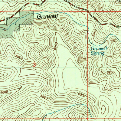 United States Geological Survey Oxbow Mountain, AZ (2004, 24000-Scale) digital map