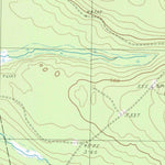 United States Geological Survey Oxbrook Lakes, ME (1988, 24000-Scale) digital map