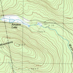 United States Geological Survey Oxbrook Lakes, ME (1988, 24000-Scale) digital map