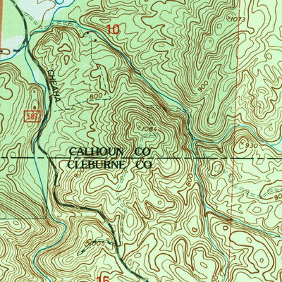 United States Geological Survey Oxford, AL (2001, 24000-Scale) digital map