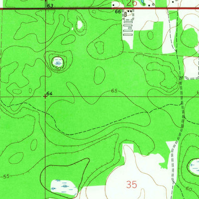 United States Geological Survey Oxford, FL (1966, 24000-Scale) digital map