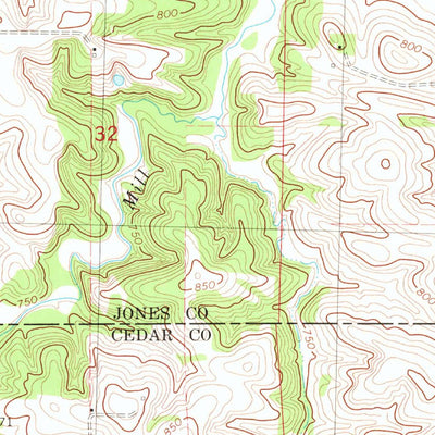 United States Geological Survey Oxford Junction, IA (1980, 24000-Scale) digital map