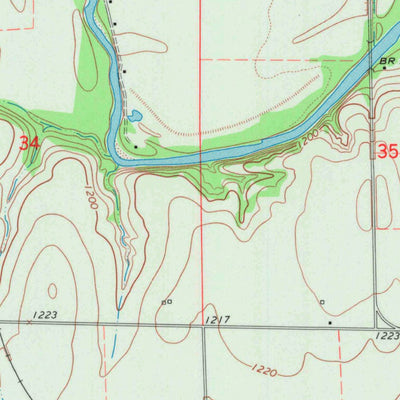 United States Geological Survey Oxford, KS (1965, 24000-Scale) digital map