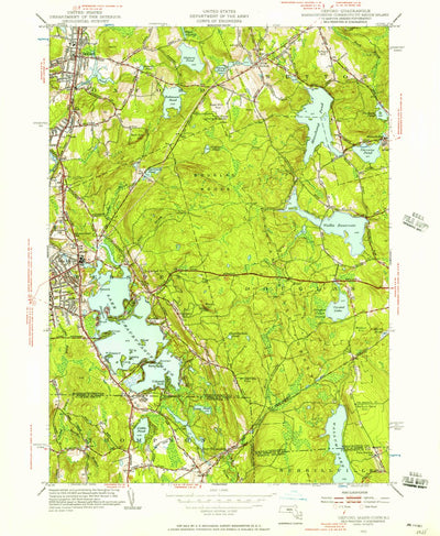 United States Geological Survey Oxford, MA-CT-RI (1953, 24000-Scale) digital map