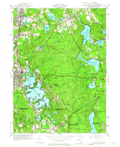 United States Geological Survey Oxford, MA-CT-RI (1964, 24000-Scale) digital map