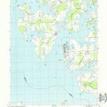 United States Geological Survey Oxford, MD (1988, 24000-Scale) digital map