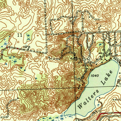United States Geological Survey Oxford, MI (1945, 24000-Scale) digital map
