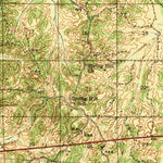 United States Geological Survey Oxford, MS (1943, 62500-Scale) digital map