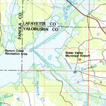 United States Geological Survey Oxford, MS (1984, 100000-Scale) digital map