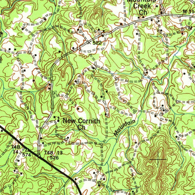 United States Geological Survey Oxford, NC (1966, 62500-Scale) digital map