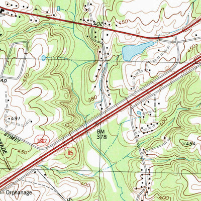 United States Geological Survey Oxford, NC (1981, 24000-Scale) digital map