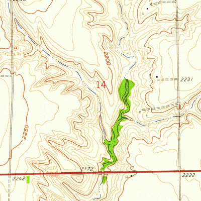 United States Geological Survey Oxford, NE (1958, 24000-Scale) digital map