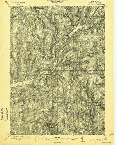 United States Geological Survey Oxford, NY (1902, 62500-Scale) digital map
