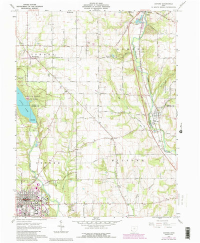 United States Geological Survey Oxford, OH (1961, 24000-Scale) digital map