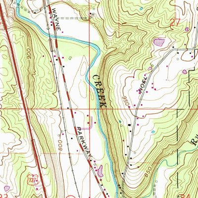 United States Geological Survey Oxford, OH (1961, 24000-Scale) digital map