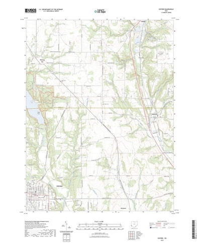 United States Geological Survey Oxford, OH (2023, 24000-Scale) digital map