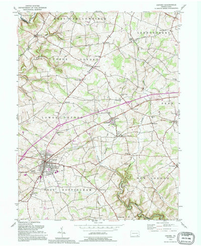 United States Geological Survey Oxford, PA (1992, 24000-Scale) digital map