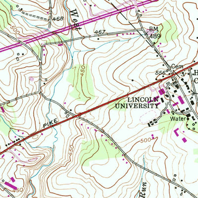 United States Geological Survey Oxford, PA (1992, 24000-Scale) digital map