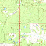United States Geological Survey Oxford South, MS (1980, 24000-Scale) digital map