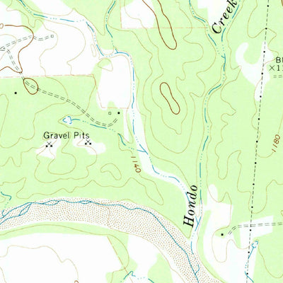 United States Geological Survey Oxford, TX (1967, 24000-Scale) digital map