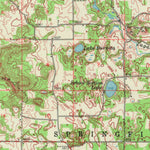 United States Geological Survey Oxford, WI (1961, 62500-Scale) digital map
