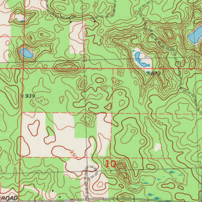 United States Geological Survey Oxford, WI (1979, 24000-Scale) digital map