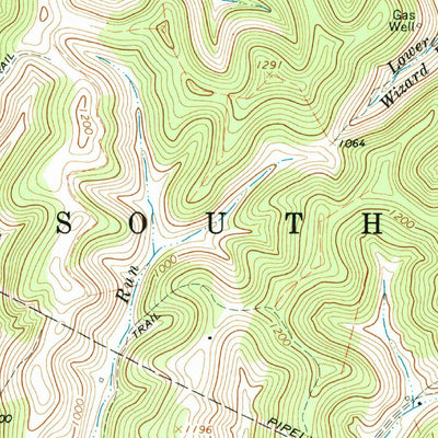 United States Geological Survey Oxford, WV (1964, 24000-Scale) digital map