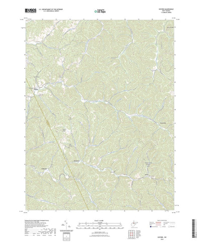 United States Geological Survey Oxford, WV (2023, 24000-Scale) digital map
