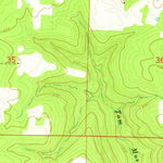 United States Geological Survey Oxley, AR (1973, 24000-Scale) digital map