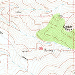 United States Geological Survey Oxley Peak, NV (1968, 24000-Scale) digital map