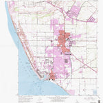 United States Geological Survey Oxnard, CA (1949, 24000-Scale) digital map