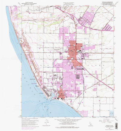 United States Geological Survey Oxnard, CA (1949, 24000-Scale) digital map