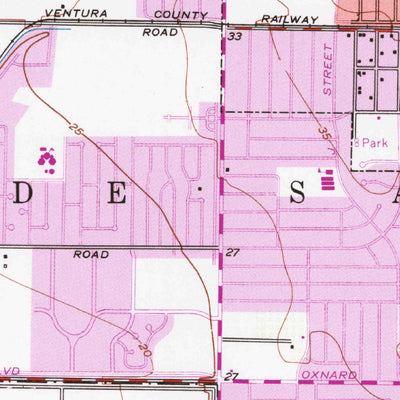 United States Geological Survey Oxnard, CA (1949, 24000-Scale) digital map