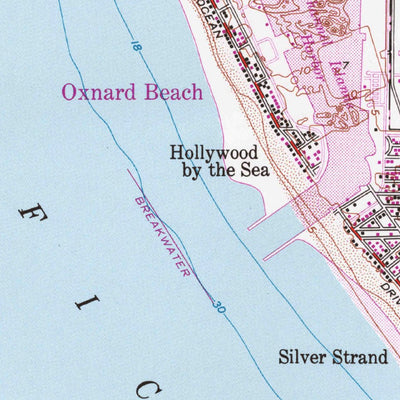 United States Geological Survey Oxnard, CA (1949, 24000-Scale) digital map