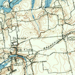 United States Geological Survey Oyster Bay, NY-CT (1897, 62500-Scale) digital map
