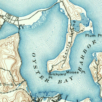 United States Geological Survey Oyster Bay, NY-CT (1897, 62500-Scale) digital map