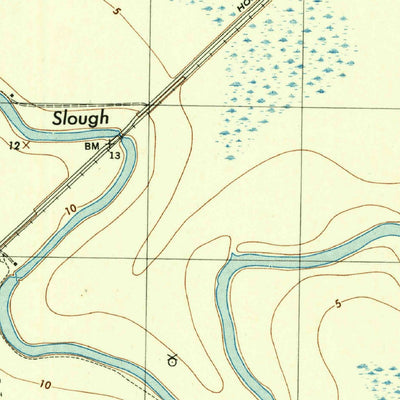 United States Geological Survey Oyster Creek, TX (1943, 31680-Scale) digital map