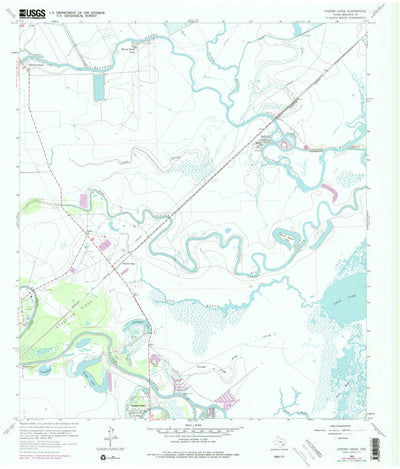 United States Geological Survey Oyster Creek, TX (1963, 24000-Scale) digital map