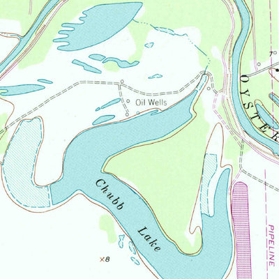United States Geological Survey Oyster Creek, TX (1963, 24000-Scale) digital map