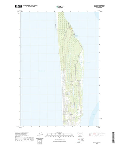 United States Geological Survey Oysterville, WA (2020, 24000-Scale) digital map