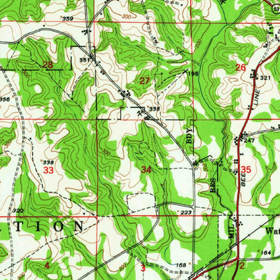 United States Geological Survey Ozark, AL (1950, 62500-Scale) digital map