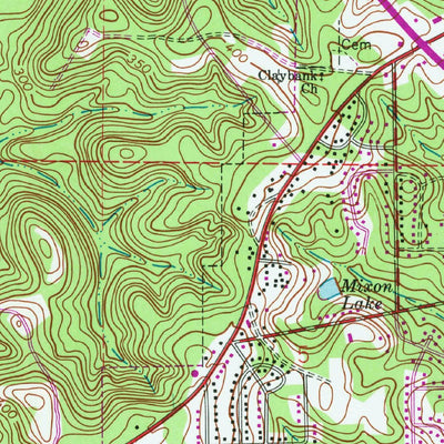 United States Geological Survey Ozark, AL (1960, 24000-Scale) digital map