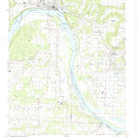 United States Geological Survey Ozark, AR (1993, 24000-Scale) digital map