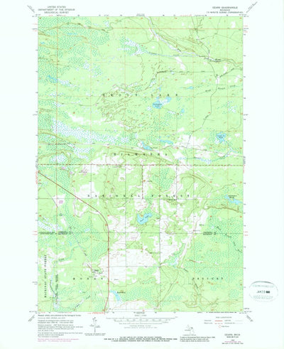 United States Geological Survey Ozark, MI (1964, 24000-Scale) digital map