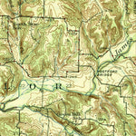 United States Geological Survey Ozark, MO (1945, 62500-Scale) digital map