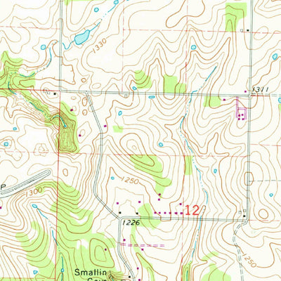 United States Geological Survey Ozark, MO (1970, 24000-Scale) digital map