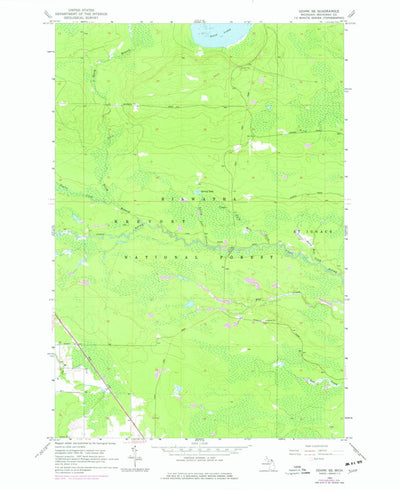 United States Geological Survey Ozark SE, MI (1964, 24000-Scale) digital map